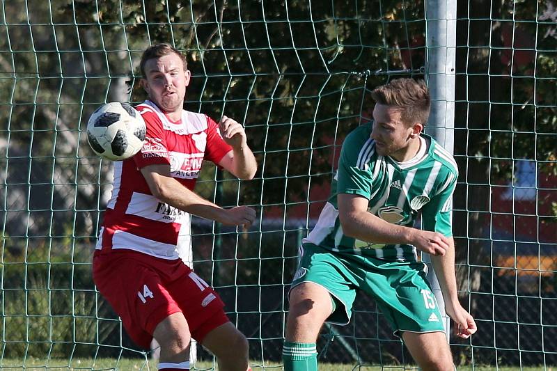 Sokol Hostouň - Povltavská FA 2:1 (1:1), ČFL, 4.10. 2020