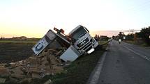 Tragická dopravní nehoda na silnici I/7 u Lotouše
