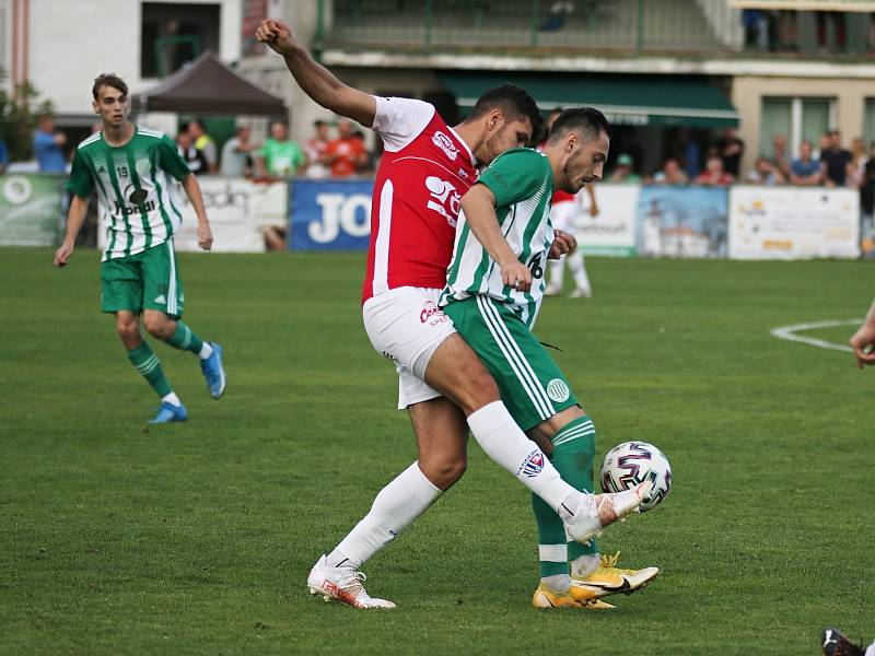 Sokol Hostouň - FK Pardubice 0:1 prodl., MOL CUP, 25. 8. 2021