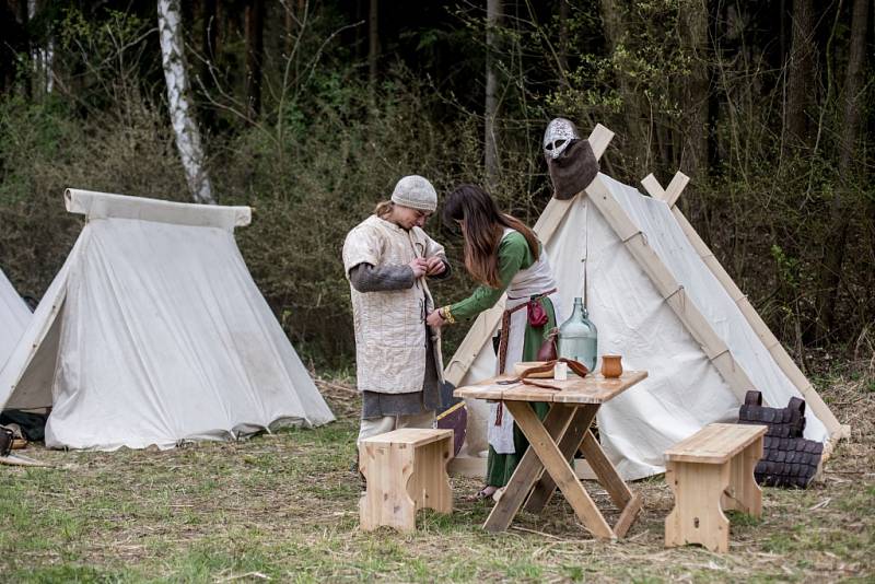 Z historické bitvy v Libušíně na Kladensku. Zúčastnilo se jí 2500 šermířů ze střední Evropy a Chorvatska.