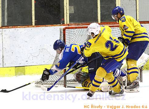 HC Řisuty - Vajgar Jindřichův Hradec 4:6, hráno 19.3.2009