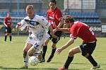 Rychlík Standa Skořepa v průniku, který zakončil čtvrtou brankou v síti Souše // SK Kladno - Baník Souš 4:1 //Divize B 2013-14 // 19.4.2014