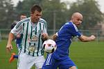 Sokol Hostouň - SK Český Brod 0:3 (0:1), Divize sk. B, 18. 9. 2016, vlevo Tomáš Krupička