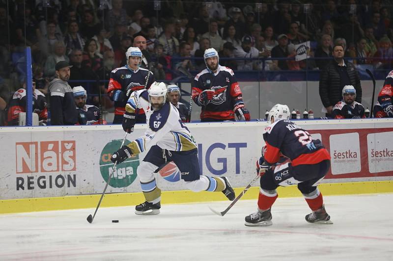 Kladno - Chomutov, domácí slavili s plným stadionem postup do extraligy