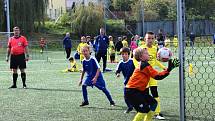 Meziokresní turnaj fotbalových výběrů U11 a U12 v Kladně-Švermově se zúčastnily týmy Kladno, Rakovník, Beroun a Mělník.