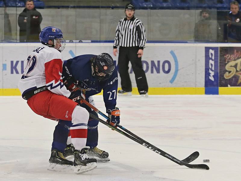 Česká republika - Finsko 3:2 sn, příprava U17 - 30. 12. 2018 Čez Stadion Kladno