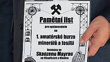 Z prvního ročníku amatérské burzy minerálů v Hornickém skanzenu Mayrau