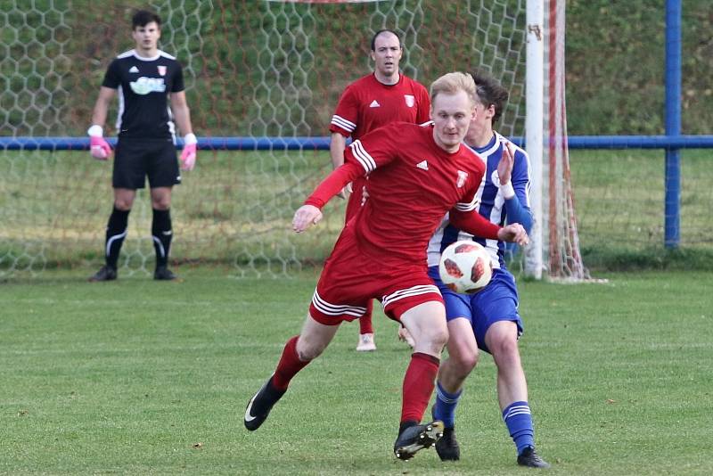 SK Baník Libušín - FC Čechie Velká Dobrá 3:1 (2:1), I.A tř., 16. 10. 2021