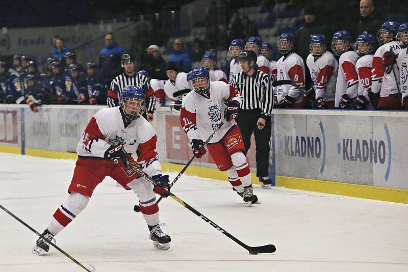 Česká republika - Finsko 3:2 sn, příprava U17 - 30. 12. 2018 Čez Stadion Kladno