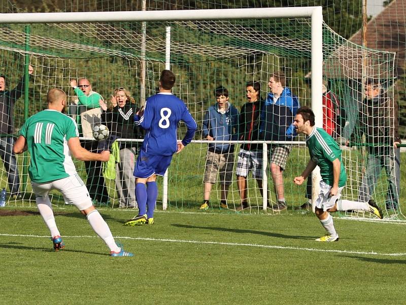 Sokol Hostouň - SK Hvozdnice 1:1, I.A. tř., 4.5.2014