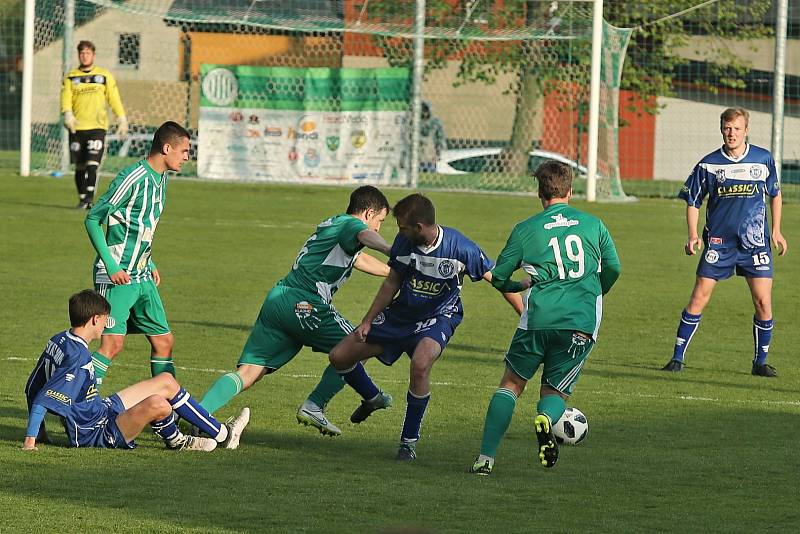 Sokol Hostouň - SK Kladno 2:0, Divize B, 28. 4. 2019