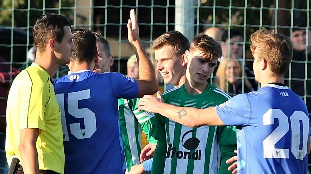 Sokol Hostouň - Vltavín Loko Praha 2:3, FORTUNA:ČFL, 10. 10. 2021