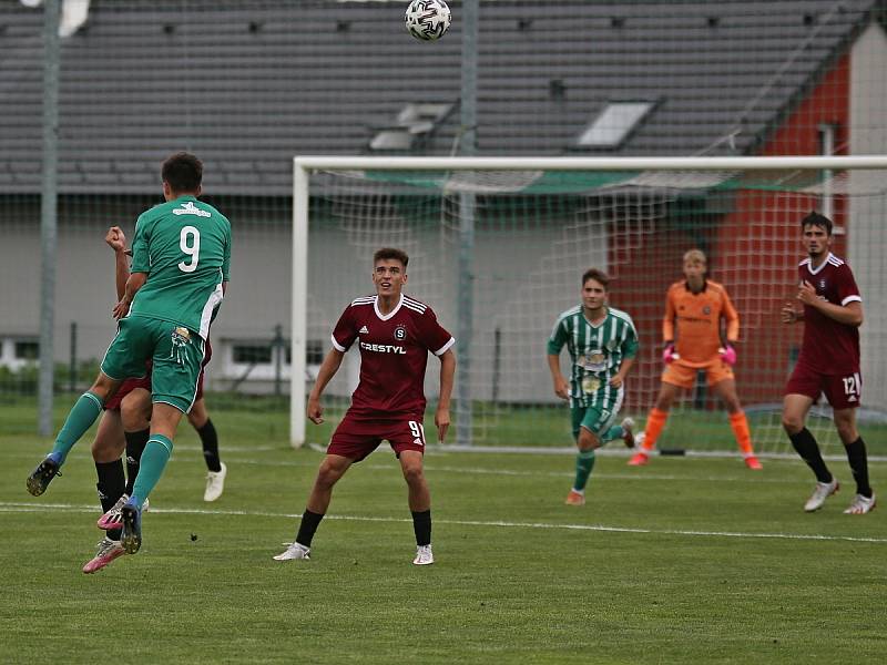 Sokol Hostouň - Sparta Praha U19 2:2, přátelské přípravné utkání 21.7. 2021