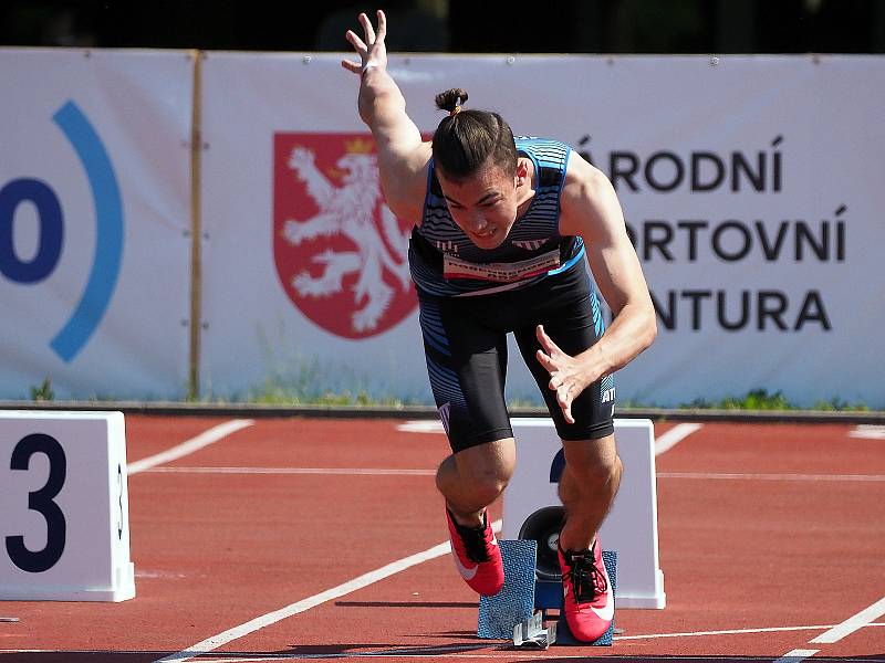 MČR atletika juniorů a dorostu v Kladně 19. června 2020.