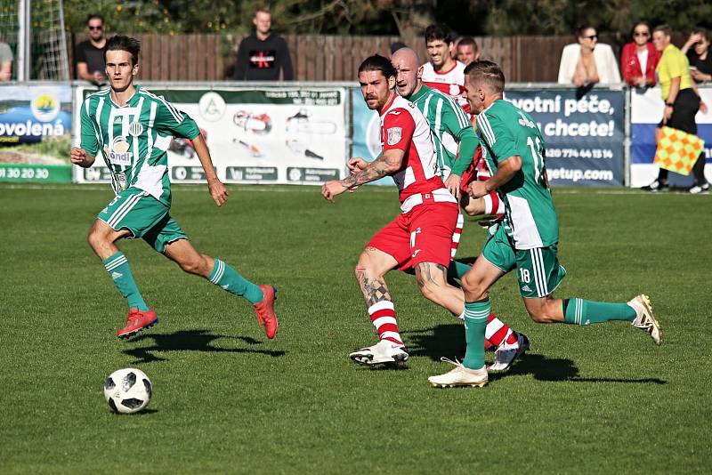 Sokol Hostouň - Povltavská FA 2:1 (1:1), ČFL, 4.10. 2020