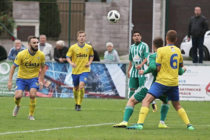 Sokol Hostouň - FC Písek 0:1, FORTUNA:ČFL, 8. 9. 2019