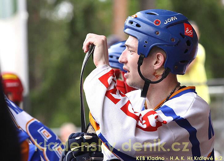 KEB Kladno - Hradec Králové 6:2 (2:0, 2:1, 2:1), 2. finále extraligy hokejbalu 2008/9, hráno10.5.2009