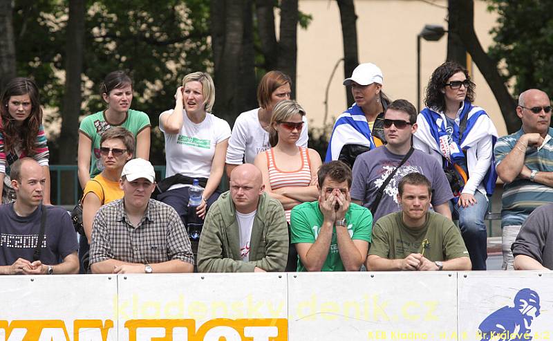 KEB Kladno - Hradec Králové 6:2 (2:0, 2:1, 2:1), 2. finále extraligy hokejbalu 2008/9, hráno10.5.2009