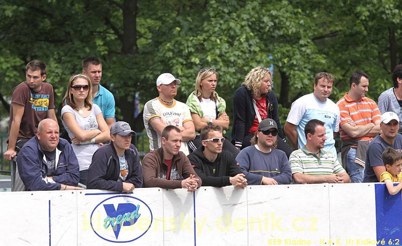 KEB Kladno - Hradec Králové 6:2 (2:0, 2:1, 2:1), 2. finále extraligy hokejbalu 2008/9, hráno10.5.2009