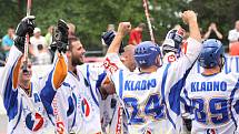 KEB Kladno - Hradec Králové v sezoně 2008/09. Tehdy Kladenští vyhráli finálovou sérii 3:0.