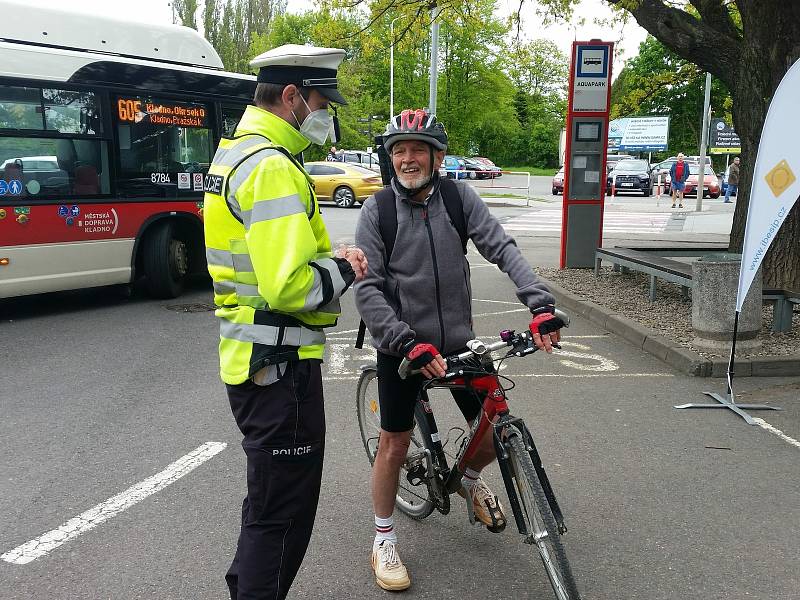 Akce Bezpečně na kole prověřila v Kladně desítky cyklistů.