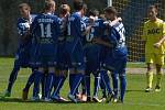 Teplice - Kladno (v modrém) U17 - domácí šťastně vyhráli 3:2. 