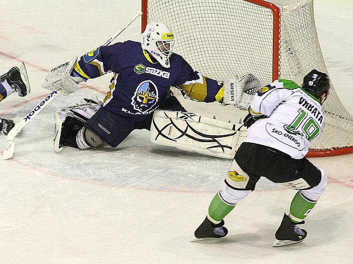 Rytíři Kladno - BK Ml. Boleslav 0 : 2,  32. kolo ELH 2011-12, hráné 20.12.11. David Vrbata 0 : 2