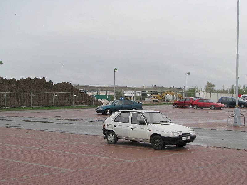 Chystané obchodní cetrum v Kladně-Kročehlavech