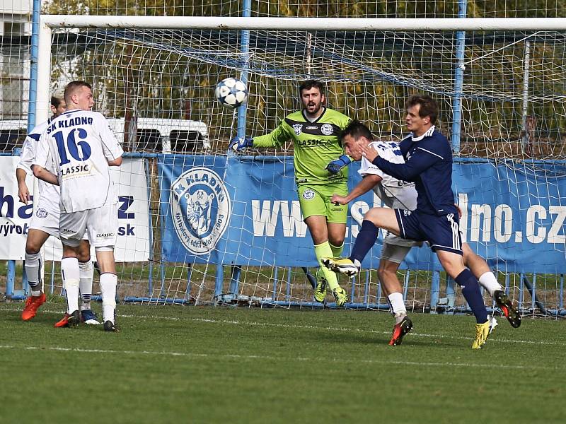 SK Kladno - FK SEKO LOUNY 3:2 (2:1), Divize B, 14. 10. 2017