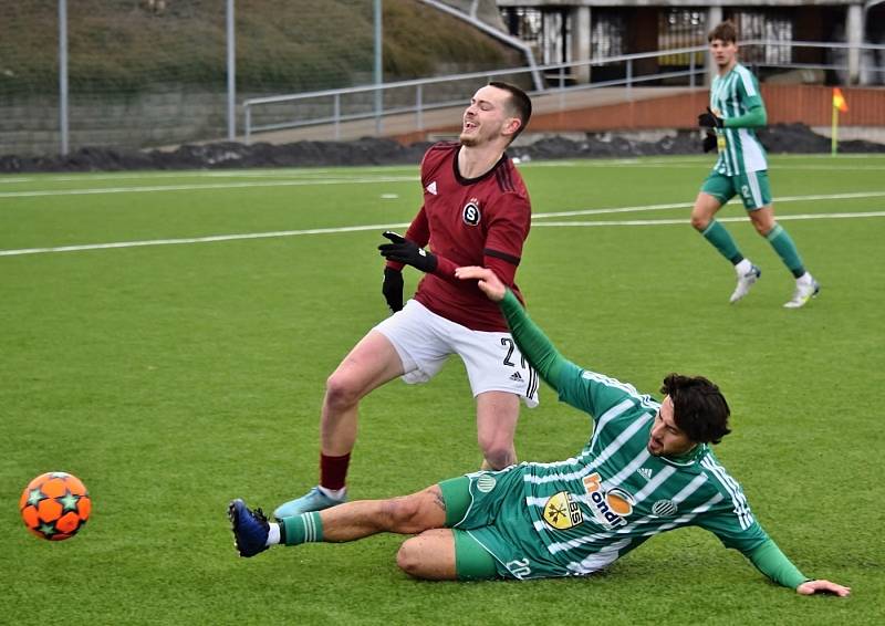 Sparta B porazila na Strahově v přípravě Hostouň 2:0.