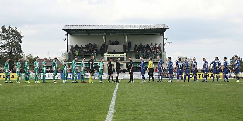 Sokol Hostouň - SK Kladno 2:0, Divize B, 28. 4. 2019