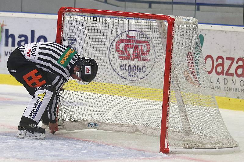 Chance liga, úvodní duel semifinále play -off Kladno - Poruba