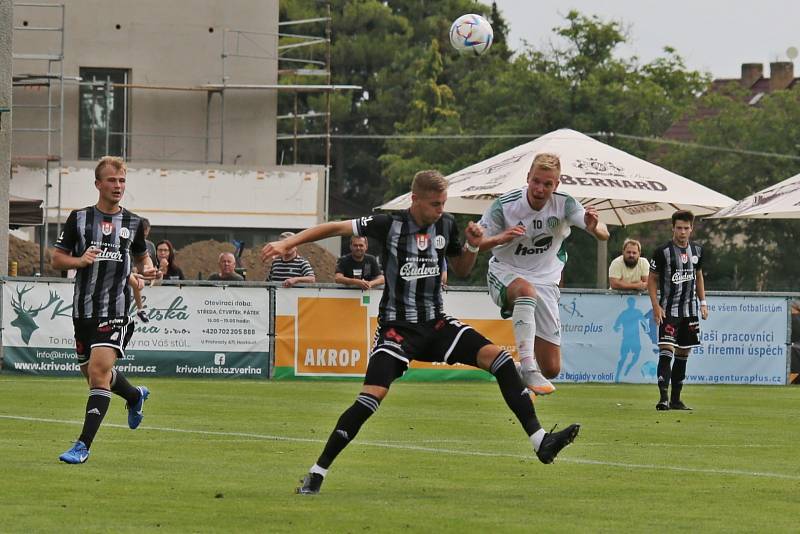 Sokol Hostouň - SK Dynamo Č. Budějovice B 1:2 (1:0), ČFL 13. 8. 2022