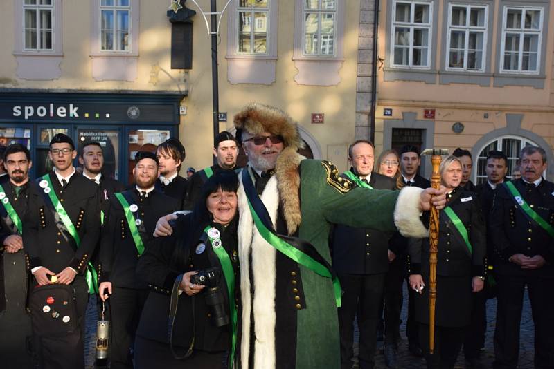 Havíři z Kladenska uctili svatou Barboru.