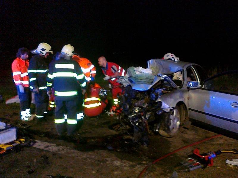 Tragická nehoda u Třebíze na silnici I/7, neděle 29.dubna 2012 