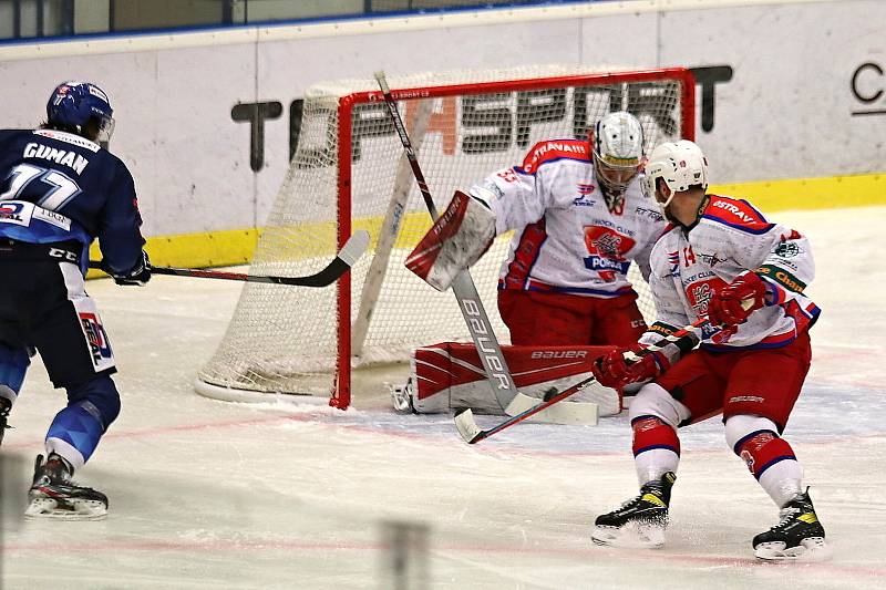 Chance liga, Kladno (v modrém) - Poruba.