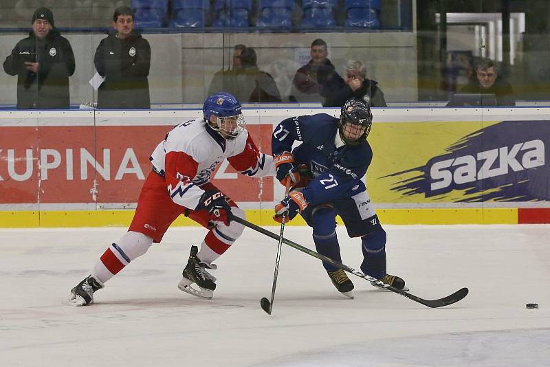 Česká republika - Finsko 3:2 sn, příprava U17 - 30. 12. 2018 Čez Stadion Kladno