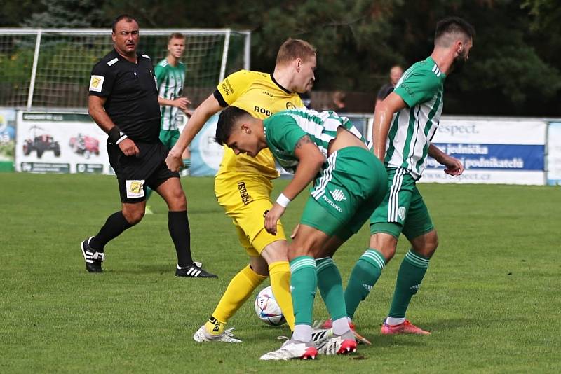 Sokol Hostouň - FK ROBSTAV Přeštice 1:0 / ČFL /28. 8. 2022