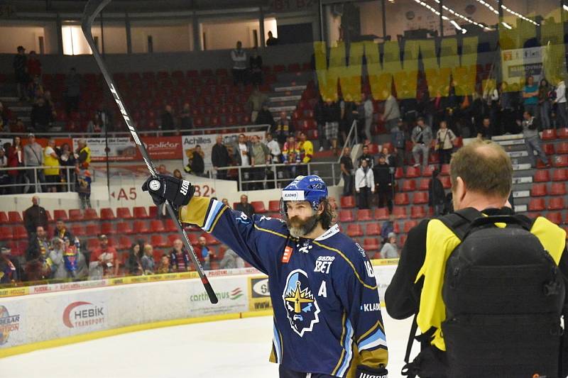 Kladno vyhrálo v Českých Budějovicích 4:2 a slaví návrat do extraligy.