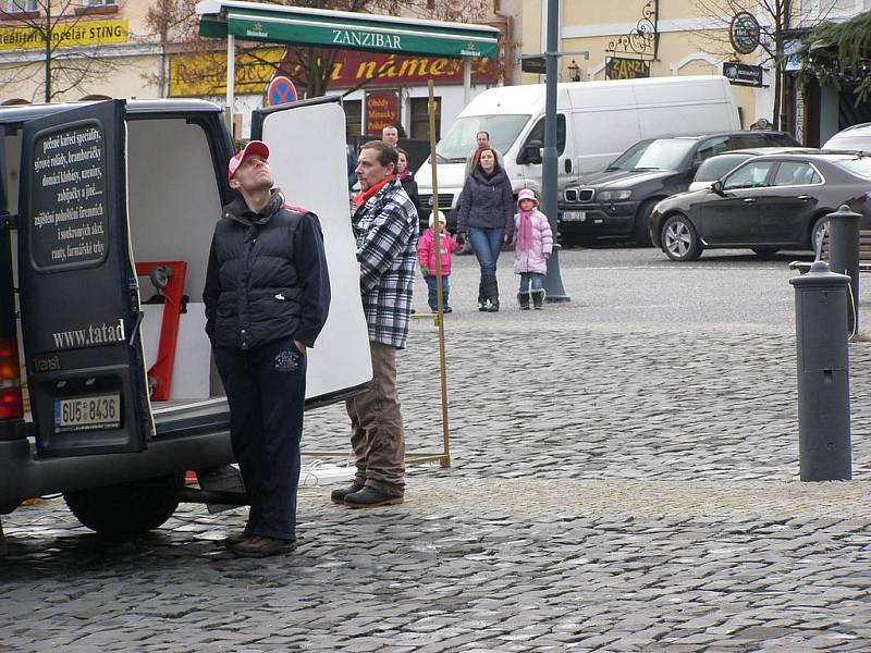 Minuta ticha v Kladně.