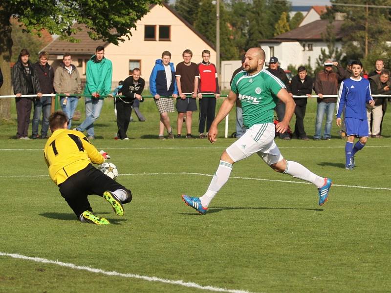 Sokol Hostouň - SK Hvozdnice 1:1, I.A. tř., 4.5.2014