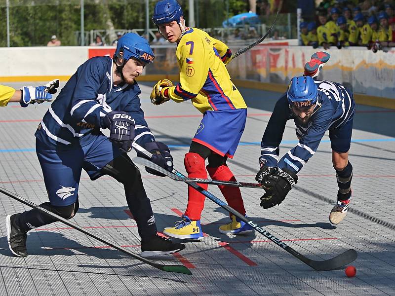 Alpiq Kladno – Kert Praha 0:2  , Kladno 18. 5. 2019, finále Extraligy hokejbalu 2018-9 , Kert vyhrál i třetí zápas a slaví titul.