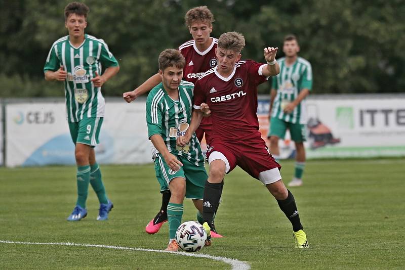 Sokol Hostouň - Sparta Praha U19 2:2, přátelské přípravné utkání 21.7. 2021