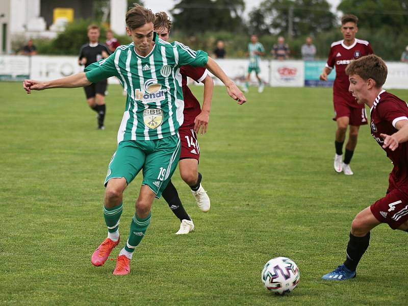 Sokol Hostouň - Sparta Praha U19 2:2, přátelské přípravné utkání 21.7. 2021