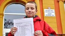 V krajském kole Logické olympiády získal jedenáctiletý Filip Brukner z Kladna stoprocentně pozitivní hodnocení. Jak úspěšný bude ve velkém finále se rozhodne už 22. listopadu.