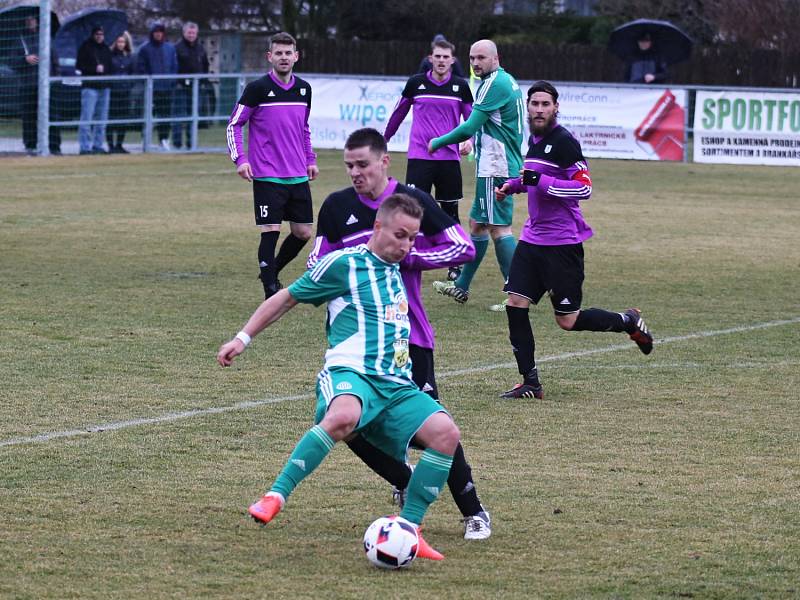 Sokol Hostouň - Tatran Rakovník 0:1, Divize B, 19. 3. 2017