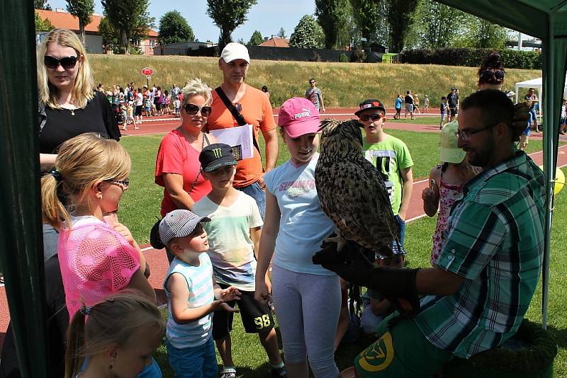 Dětský den plný sluníčka a hasičské pěny se ve Slaném vydařil 