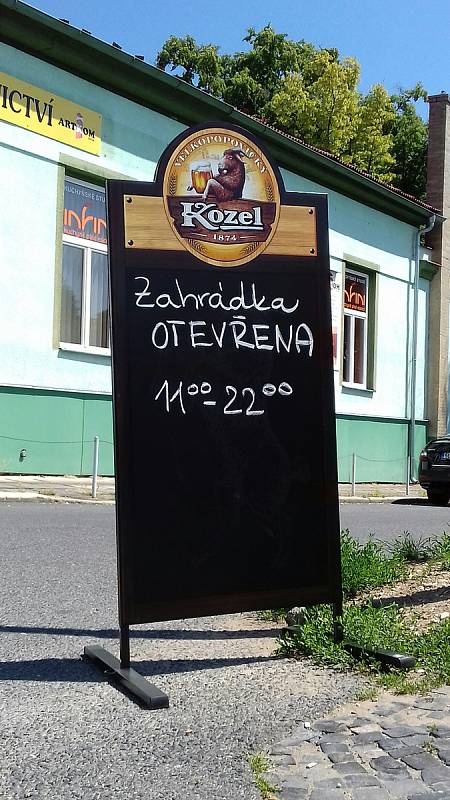 Restaurace Na Střelnici ve Slaném.