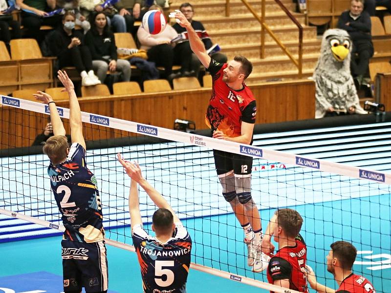 Kladno volejbal cz - Euro Sitex Příbram  3:0 (25:21, 25:15, 25:17), EL volejbalu, 6. 12. 2021