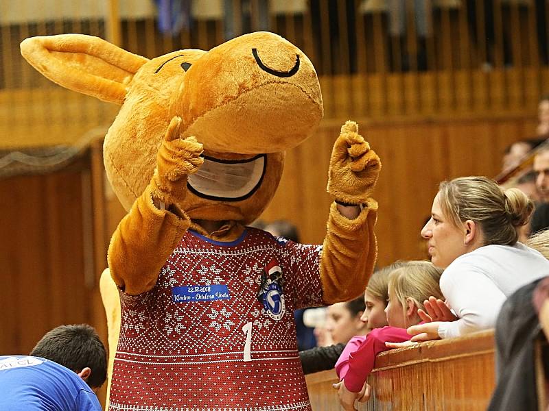 Kladno volejbal cz - AERO Odolena Voda 3:1, Extraliga volejbalu, Kladno, 22. 12.2018